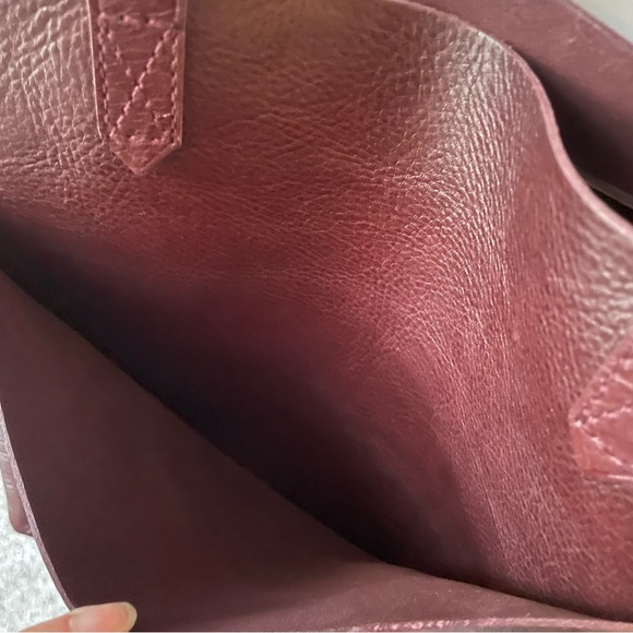 NWT MADEWELL The Medium Transport Tote in Dark Cabernet color - Picture 9 of 12